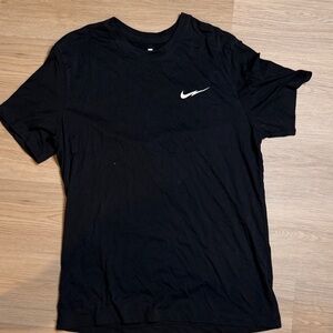 Nike Black Tee with Graphic Design